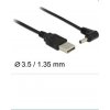 Delock Cable USB Power > DC 3.5 x 1.35mm Male 90° 1,5m
