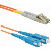 Optický patch kabel duplex LC-SC 09/125 - 2m