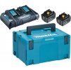 Makita 197629-2 sada Li-ion LXT 18V 2ksBL1850B+1ksDvojnabíječkaDC18RD+1ksMakpac