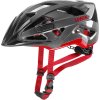 UVEX cyklistická helma Active antracite red (52-57cm)