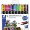 STAEDTLER Permanentní popisovače "Twin-tip", 36 barev, 0,4/2,0 mm, oboustranné 3187 TB36