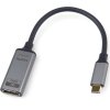 PremiumCord Adaptér USB-C na HDMI rozlišení obrazu 8K@60Hz,4K@144Hz Aluminium 20cm