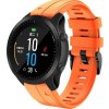 RhinoTech řemínek pro Garmin QuickFit sportovní silikonový 26mm oranžový