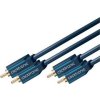 ClickTronic HQ OFC kabel 2x CINCH - 2x CINCH RCA, M/M, 1m