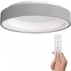 Solight LED stropní světlo kulaté Treviso, 48W, 2880lm, stmívatelné, dálkové ovládání, šedá