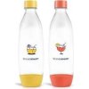 SodaStream Lahev FUSE 2x 1 l, oranžová/žlutá