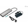 i-tec USB-C Metal Nano 2x HDMI Docking Station, PD 100W + Charger 112W