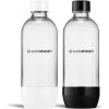 SodaStream Lahev JET 2x 1 l, bílá/černá