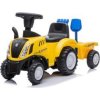 Buddy Toys BPC 5176 New Holland T7 Odrážedlo s vozíkem, žlutá