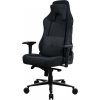 AROZZI herní židle VERNAZZA Supersoft Pure Black/ látkový povrch/ černá