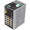 Conexpro GNT-IG1218F8-AC, Průmyslový PoE switch na DIN lištu, 16x LAN, 8x PoE, 2x SFP