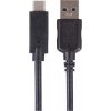 Rychlonabíjecí/datový kabel USB-A 3.0 / USB-C 3.1, Quick Charge, 1m, černý