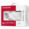 axagon acu pd20w nabijecka do site 20w 1x port usb c pd3 0 pps qc4 afc apple bila obr galerie big ies82679331