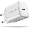 axagon acu pd30w sil nabijecka do site 30w 1x port usb c pd3 0 pps qc4 sfc afc apple bila ien524044