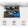 axagon pceu 232rs pcie radic 2 2x usb 5gbps port sata napajeni sp lp obr galerie big ies85839710