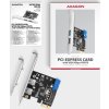 axagon pceu 232rs pcie radic 2 2x usb 5gbps port sata napajeni sp lp obr galerie big ies85839711