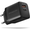 axagon acu pq30 sil nabijecka do site 30w 2x port usb a usb c pd3 0 pps qc4 afc apple cerna ien476864