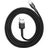 baseus cafule nabijeci datovy kabel usb na lightning 2 4a 1m seda cerna ien437929