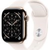apple watch series 11 gps cellular 46mm gold titanium case with light blush sport band m l ien563041