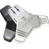 viking usb flash disk 3 0 4v1 s koncovkou lightning micro usb usb usb c 128 gb cerna ig408259