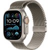 apple watch ultra 2 gps cellular 49mm natural titanium case with natural titanium milanese loop l mx5t3cs a ien529778