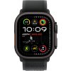 apple watch ultra 2 gps cellular 49mm black titanium case with black trail loop m l mx4v3cs a image1 big ies84968123