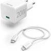 hama set rychla usb nabijecka usb c pd 20 w kabel usb c lightning 1 m ien460434