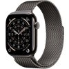 apple watch series 11 gps cellular 42mm slate titanium case with slate milanese loop ien563012