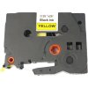 allprint pro brother tze 621 tz 621 9mm x 8m cerny tisk zluty podklad ien391860