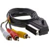 sencor sav 163 015 scart konektor 3x cinch rca konektor ien490869