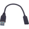 premiumcord adapter usb 3 0 a samec usb c samice usb 3 2 gen2 3a 20cm ien404967