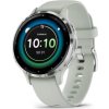 garmin venu 3s silver sage grey silicone band ien501917
