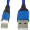 premiumcord magneticky micro usb a usb c nabijeci a datovy kabel 1m modry image1 big ies87231698