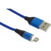 premiumcord magneticky micro usb a usb c nabijeci a datovy kabel 1m modry image1 big ies87231702
