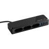 cubenest powerstrip slimline 2xusb a 2x usb c 33w black image1 big ies94998180