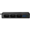 cubenest powerstrip slimline 2xusb a 2x usb c 33w black ien565134