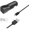set autonabijecky fixed s 2xusb vystupem a usb micro usb kabelu 1 metr 15w smart rapid charge cerna ien451945