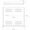 datacom 19 police s perforaci 2u 400mm ien185532