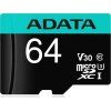 adata premier pro microsdxc 64gb class 10 uhs i u3 100 80mb s sd adapter ien372457