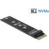 delock adapter pci express x1 na m 2 key m ien395155
