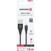 swissten kabel usb usb c 1 5 m cerny ien585643