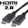 HDMI 2.0 High Speed + Ethernet kabel, zlacené konektory, 3m rozlišení 4K*2K/60Hz, 18Gb/s