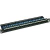 solarix patch panel cat5e 24 x rj45 utp s vyvazovaci listou cerny 1u 1 big ies446761