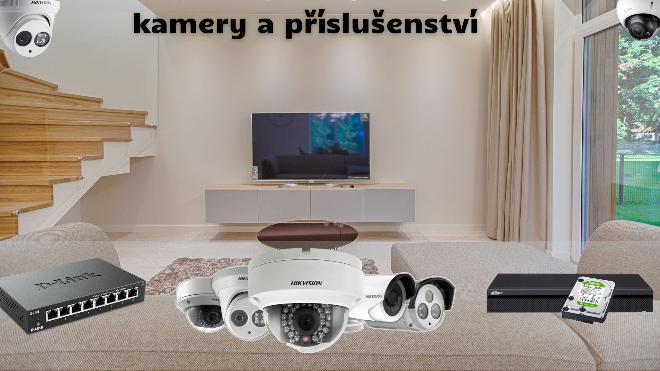 kamery a příslušenství