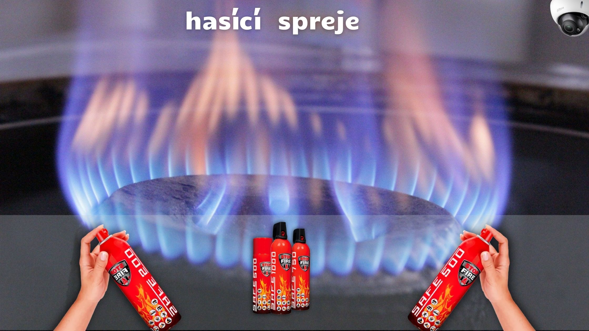 hasící spreje