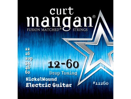 Curt Mangan Strings - 12-60 Drop Tuning Nickel Wound struny pro elektrickou kytaru