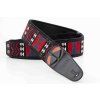 vegan guitar strap azteca black (2) 1691157892