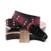 vegan guitar strap azteca black (6) 1691157890