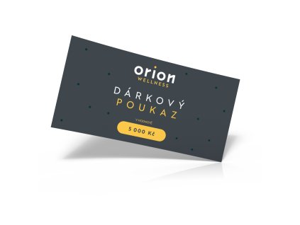 wellness orion darkovy poukaz 5000kc