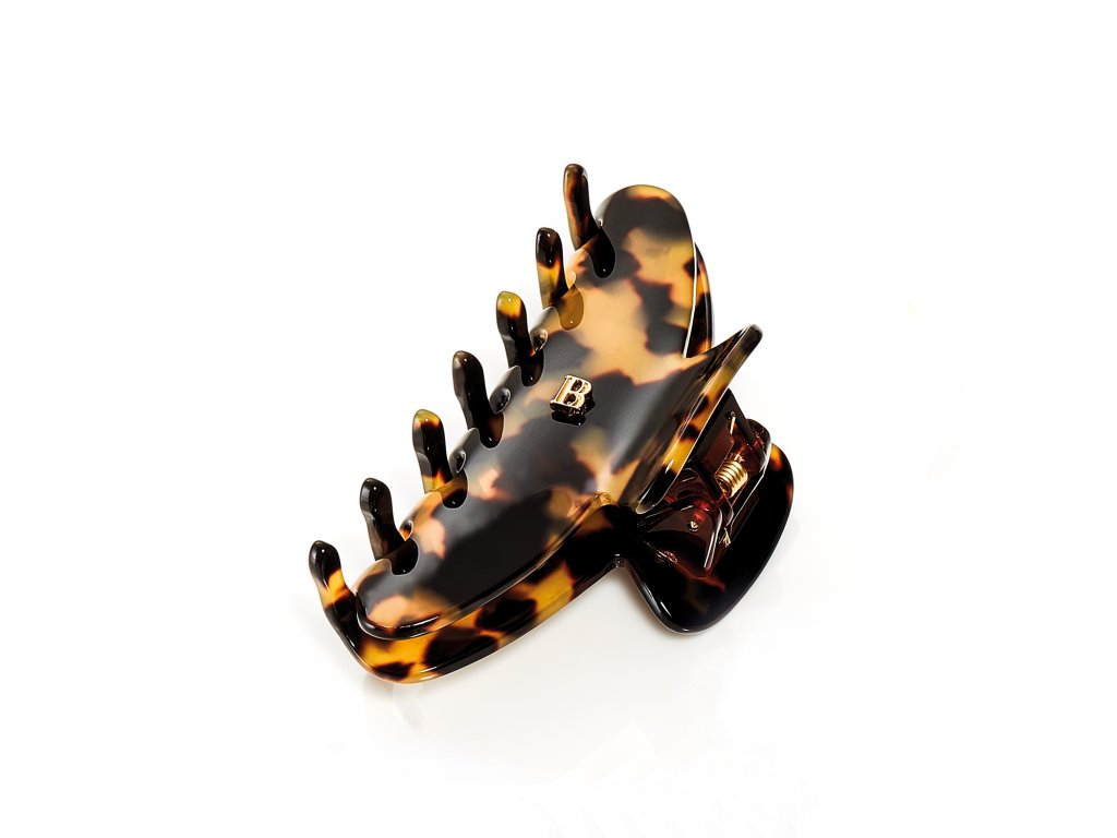 BALMAIN PINCE À CHEVEUX MEDIUM TORTOISE SHELL